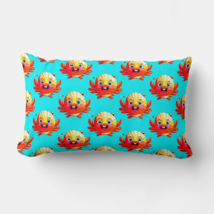 Cute Cartoon Crabs Lumbar Cushion