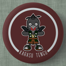 Cute Cartoon Crow Tengu | Japanese Yokai