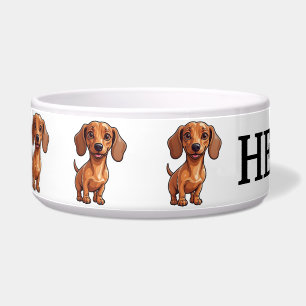 Cute Cartoon Dachshund Personalise