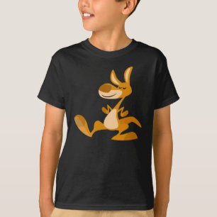 Cute Cartoon Dancing Kangaroo Children T-Shirt