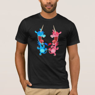 Cute Cartoon Dancing Unicorns T-Shirt