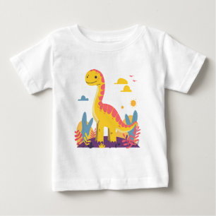 Cute Cartoon Dinosaur – Adorable Dino  Baby T-Shirt