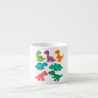 Cute Cartoon Dinosaur Mug Design