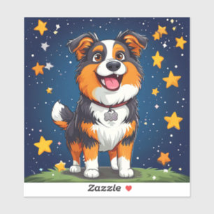 Cute cartoon dog