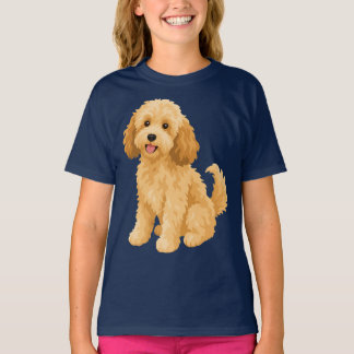 Cute Cartoon Dog – Adorable Puppy Lover Funny Dog T-Shirt