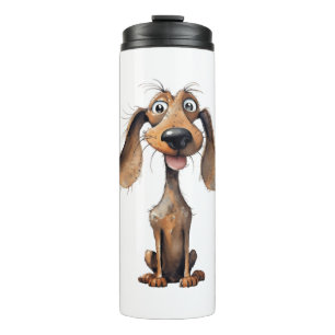 Cute Cartoon Dog Breed Art Collection Thermal Tumbler