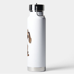 Cute Cartoon Dog Breed Art Collection  Water Bottle