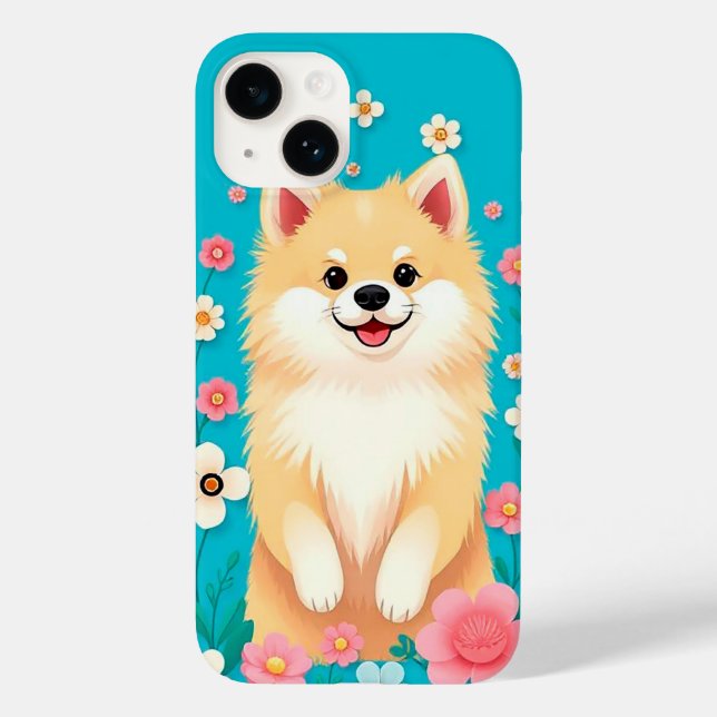 Cute cartoon Dog Case-Mate iPhone Case (Back)