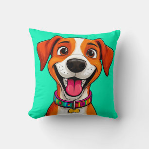 Cute Cartoon Dog Pet Lover Home Décor Gift Cushion