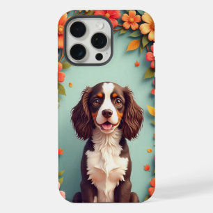 🐕 Cute Cartoon Dog with Happy Expression ✨ Fun iPhone 15 Pro Max Case