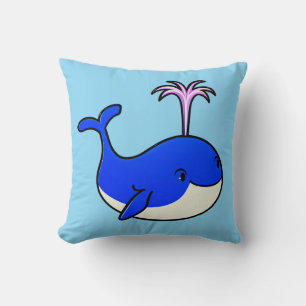 Cute cartoon dolphin cushion