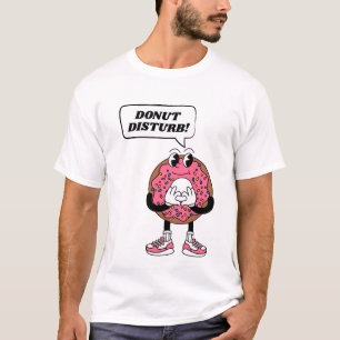 Cute Cartoon Donut Pun Tee   Foodie Gift