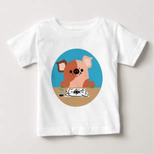 Cute Cartoon Drawing Piglet Baby T-Shirt