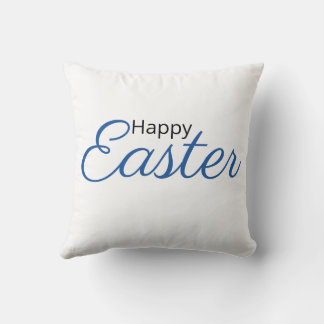 Cute cartoon Easter bunny. Cushion