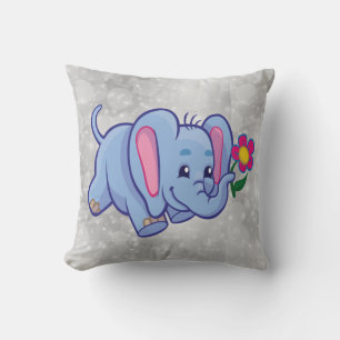 Cute cartoon elephant cushion