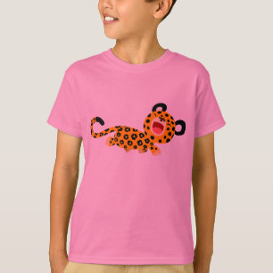 Cute Cartoon Facetious Leopard Children T-Shirt