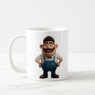 cute cartoon  figure mug