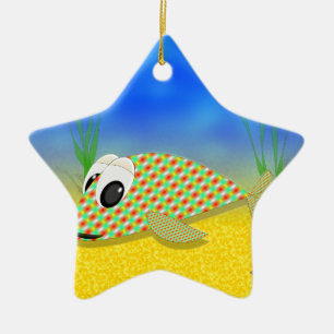 Cute Cartoon Fish Ceramic Tree Decoration