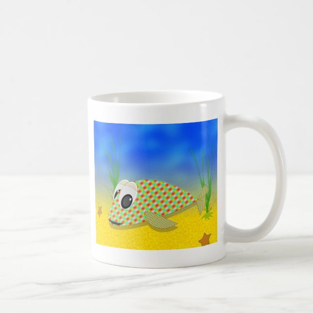 Cute Cartoon Fish Coffee Mug (Right)