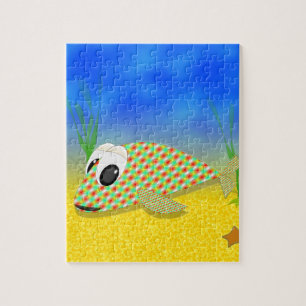 Cute Cartoon Fish Jigsaw Puzzle