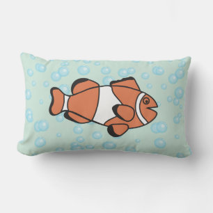 Cute Cartoon Fish Lumbar Cushion