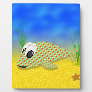 Cute Cartoon Fish Plaque