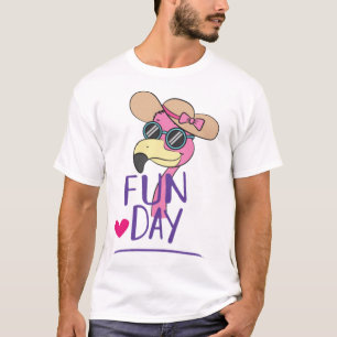 Cute cartoon flamingo T-Shirt