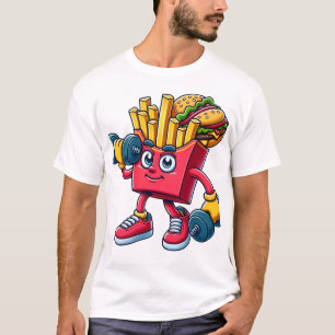 Cute Cartoon Food Squad T-Shirt