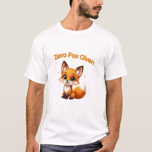 Cute Cartoon Fox – Adorable Kawaii Style T-Shirt