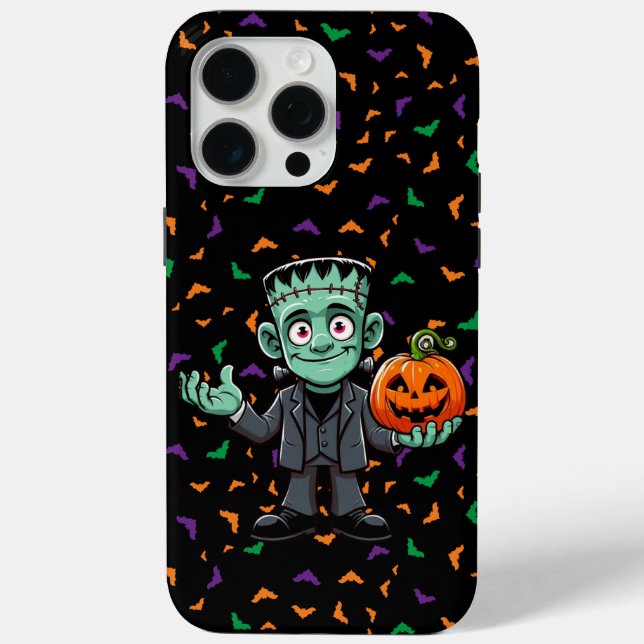 Cute, cartoon Frankenstein's monster Case-Mate iPhone Case (Back)