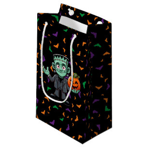 Cute, cartoon Frankenstein's monster Small Gift Bag
