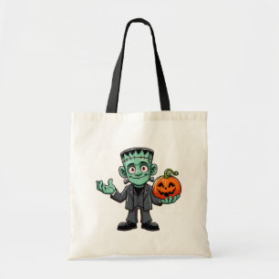 Cute, cartoon Frankenstein's monster Tote Bag