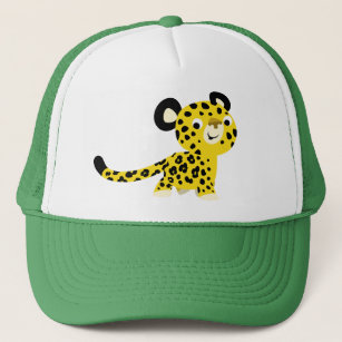 Cute Cartoon Friendly Leopard Hat