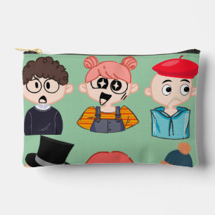 Cute Cartoon Friends Cosmetic Bag Makeup Pouch f