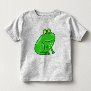 Cute Cartoon Frog Toddler T-Shirt
