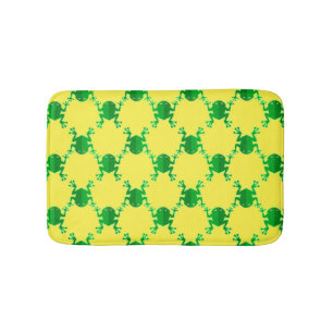 Cute Cartoon Frogs Bath Mat