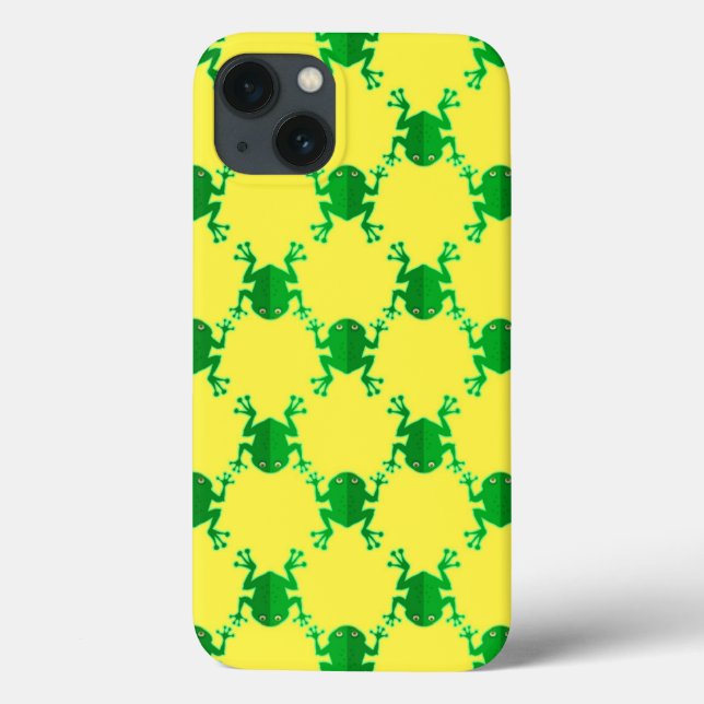 Cute Cartoon Frogs Case-Mate iPhone Case (Back)