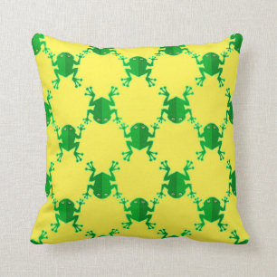 Cute Cartoon Frogs Cushion