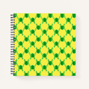 Cute Cartoon Frogs Notebook