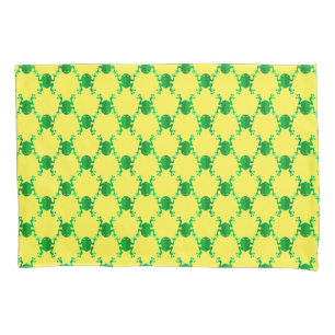 Cute Cartoon Frogs Pillowcase