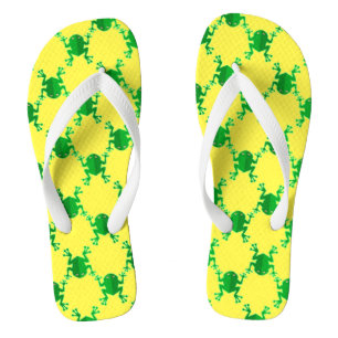 Cute Cartoon Frogs Thongs