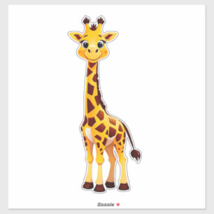 Cute Cartoon Giraffe