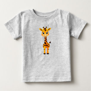 Cute Cartoon Giraffe Baby T-Shirt