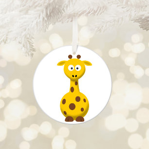 Cute Cartoon Giraffe Ceramic Tree Decoration