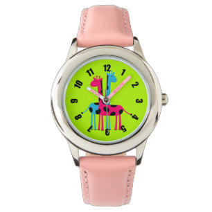 Cute Cartoon Giraffes Watch