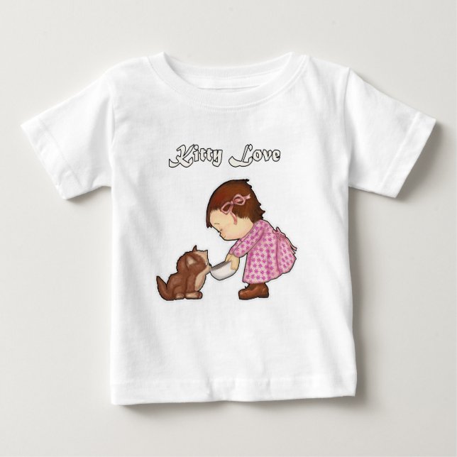 Cute cartoon girl T-Shirt (Front)
