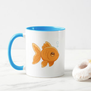 Cute Cartoon Goldfish Mug
