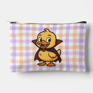 Cute cartoon Halloween duck vampire Accessory Pouch