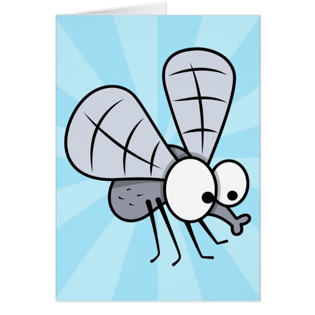 Cute Cartoon House Fly (Front)