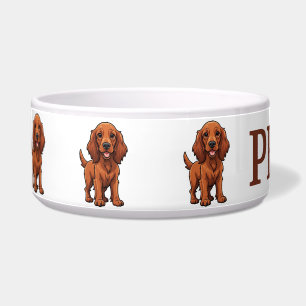 Cute Cartoon Irish Setter Personalize